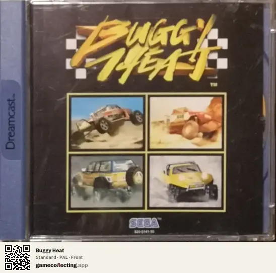Buggy Heat Sega Dreamcast, PAL box front