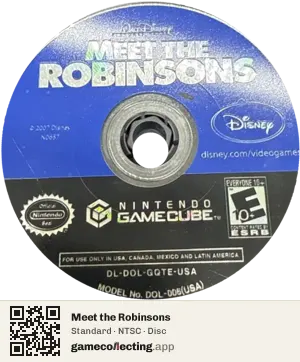 Meet the Robinsons Nintendo GameCube, NTSC disc