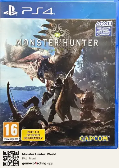 Monster Hunter: World PlayStation 4, PAL box front