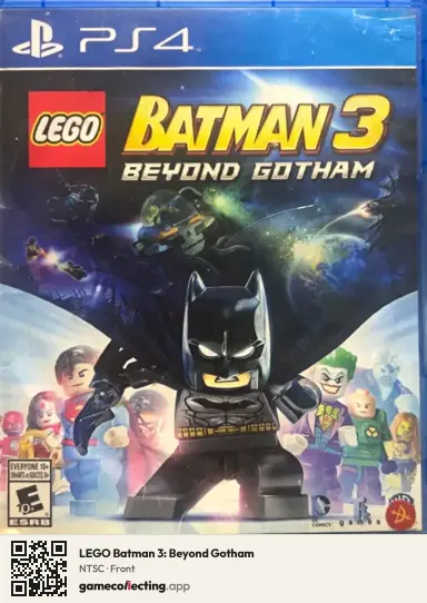 LEGO Batman 3: Beyond Gotham PlayStation 4, NTSC box front
