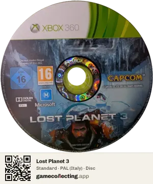 Lost Planet 3 Xbox 360, PAL disc