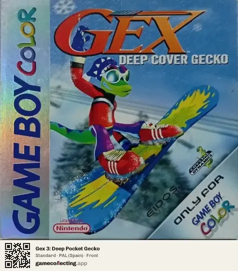 Gex 3: Deep Pocket Gecko Game Boy Color, Spain box front