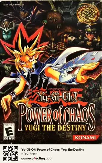 Yu-Gi-Oh! Power of Chaos: Yugi the Destiny Computer, NTSC box front