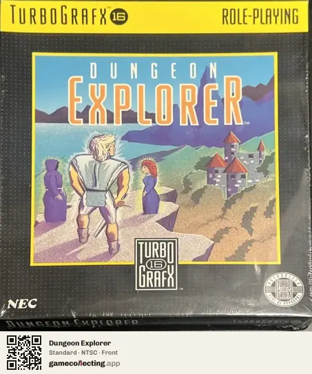 Dungeon Explorer TurboGrafx-16, NTSC box front
