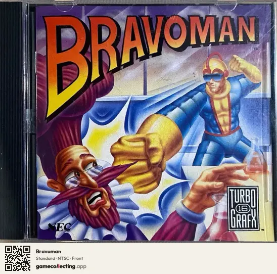 Bravoman TurboGrafx-16, NTSC box front