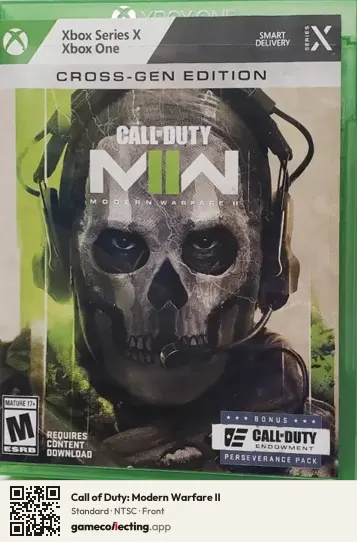 Call of Duty: Modern Warfare II Xbox Series X, NTSC box front