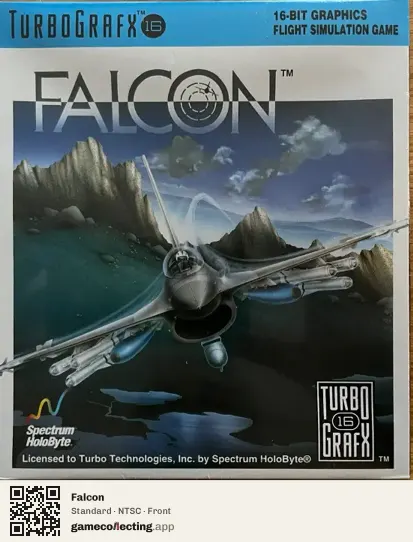 Falcon TurboGrafx-16, NTSC box front