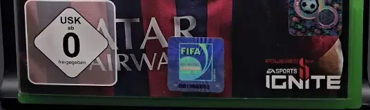 FIFA 14, the USK square on its front
