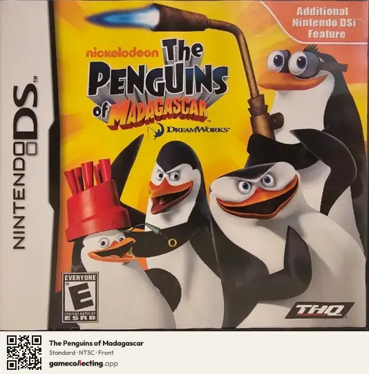 The Penguins of Madagascar Nintendo DS, NTSC box front