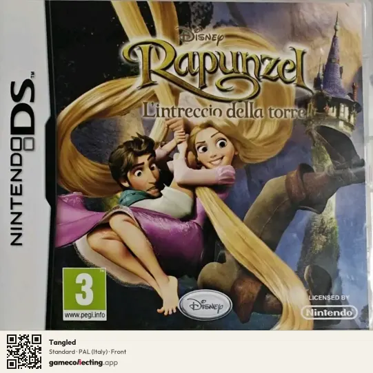 Tangled Nintendo DS, Italy box front