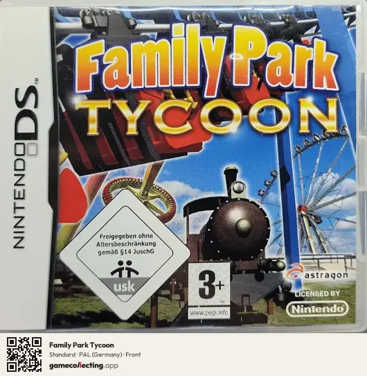 Family Park Tycoon Nintendo DS, Germany box front