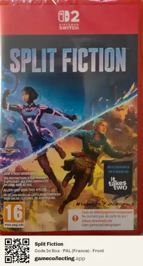 Split Fiction Nintendo Switch 2, France box front