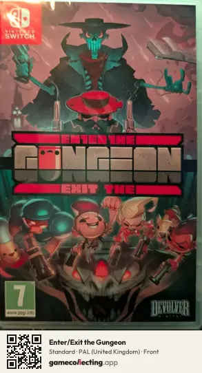 Enter/Exit the Gungeon Nintendo Switch, United Kingdom box front