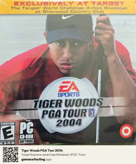 Tiger Woods PGA Tour 2004 Computer, NTSC box front