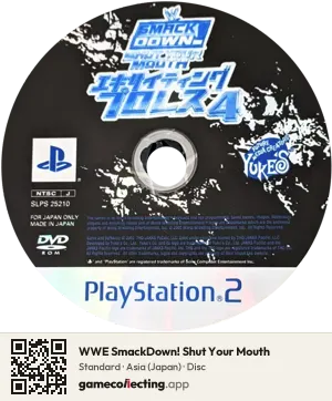 WWE SmackDown! Shut Your Mouth PlayStation 2, Asia disc