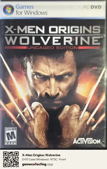 X-Men Origins: Wolverine Computer, NTSC box front