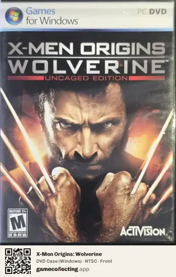 X-Men Origins: Wolverine Computer, NTSC box front