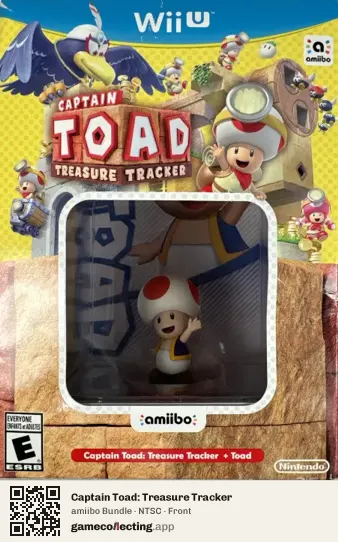 Captain Toad: Treasure Tracker Nintendo Wii U, NTSC box front