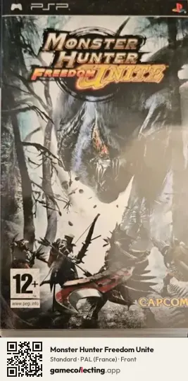 Monster Hunter Freedom Unite PlayStation Portable, France box front