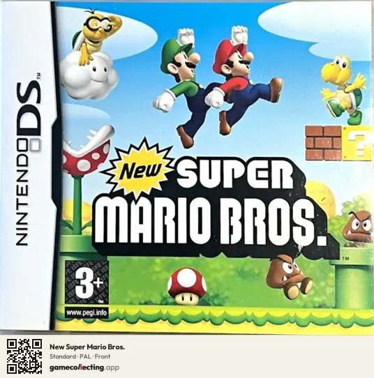 New Super Mario Bros. Nintendo DS, PAL box front