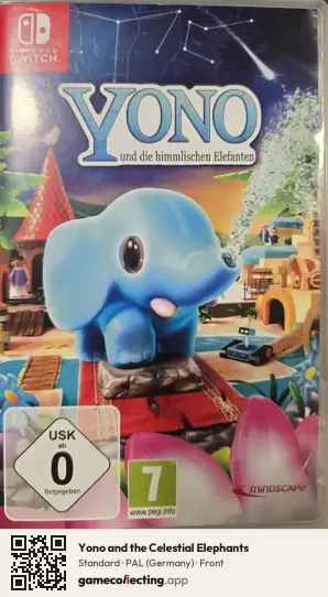 Yono and the Celestial Elephants Nintendo Switch, Germany box front