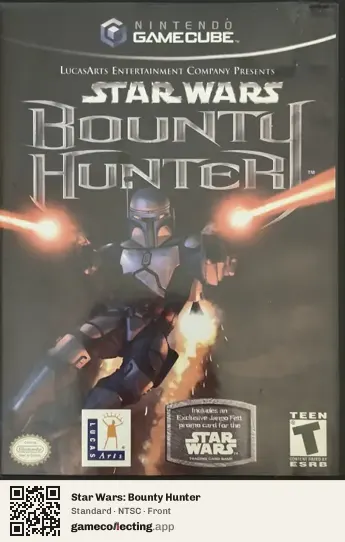 Star Wars: Bounty Hunter Nintendo GameCube, NTSC box front