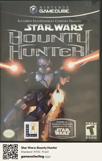 Star Wars: Bounty Hunter Nintendo GameCube, NTSC box front