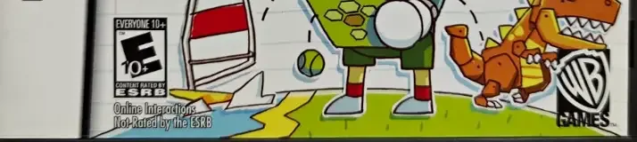 Scribblenauts, the ESRB box on its front