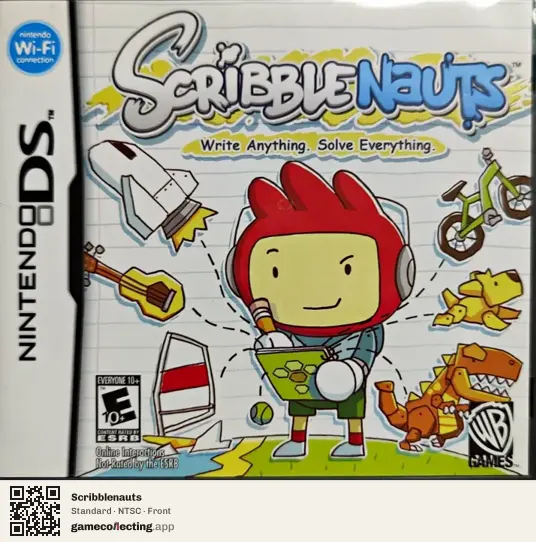 Scribblenauts Nintendo DS, NTSC box front