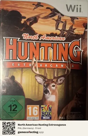 North American Hunting Extravaganza Nintendo Wii, Germany box front