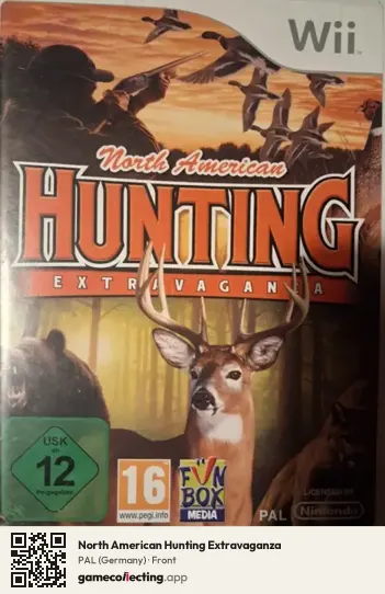 North American Hunting Extravaganza Nintendo Wii, Germany box front