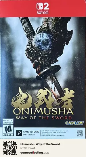 Onimusha: Way of the Sword Nintendo Switch 2, NTSC box front