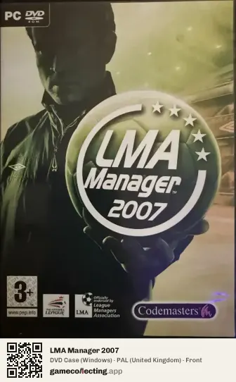 LMA Manager 2007 Computer, United Kingdom box front