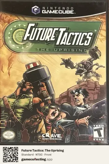 Future Tactics: The Uprising Nintendo GameCube, NTSC box front