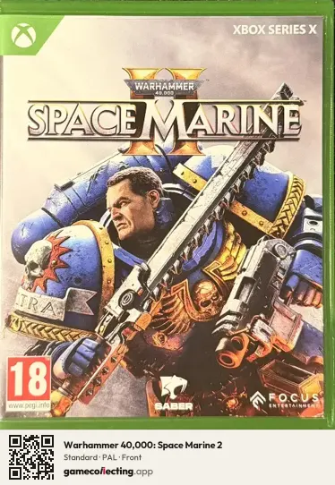 Warhammer 40,000: Space Marine 2 Xbox Series X, PAL box front