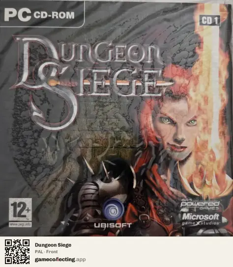 Dungeon Siege Computer, PAL box front