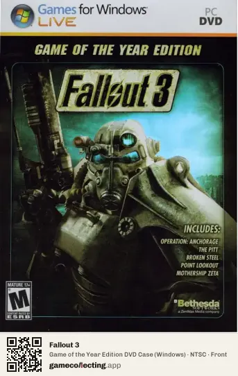 Fallout 3 Computer, NTSC box front