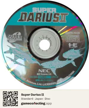 Super Darius II TurboGrafx-CD, Japan disc