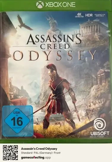 Assassin's Creed Odyssey Xbox One, Germany box front