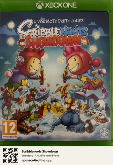 Scribblenauts Showdown Xbox One, France box front