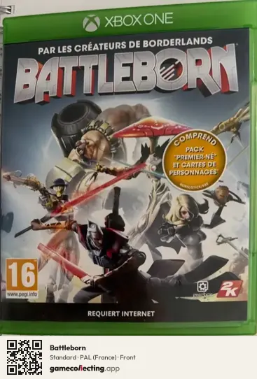 Battleborn Xbox One, France box front