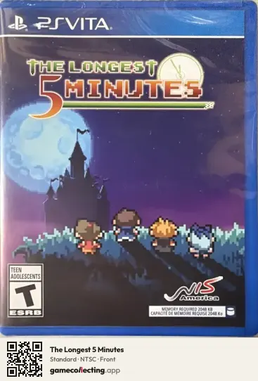 The Longest 5 Minutes PlayStation Vita, NTSC box front