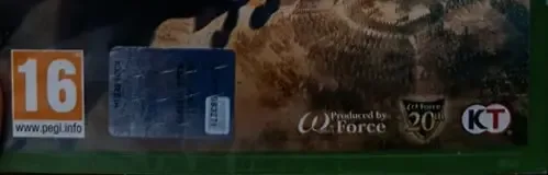 Dynasty Warriors 9, the PEGI square on its front