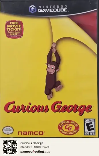 Curious George Nintendo GameCube, NTSC box front