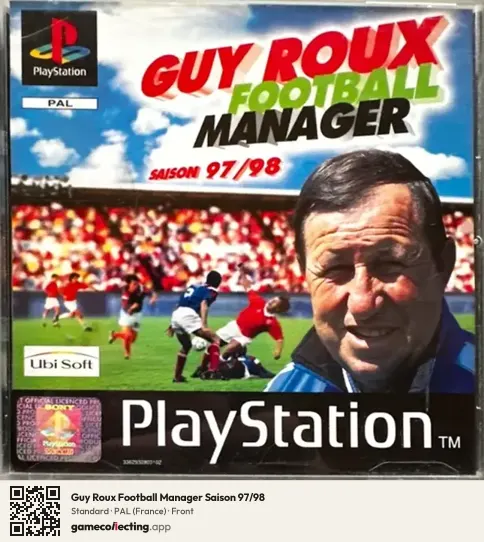 Guy Roux Football Manager Saison 97/98 PlayStation, France box front