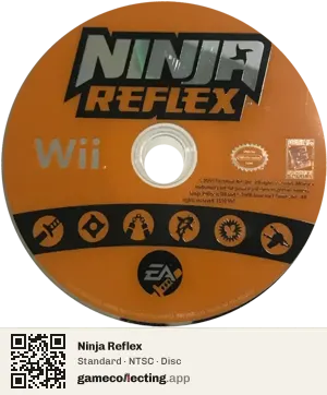 Ninja Reflex Nintendo Wii, NTSC disc