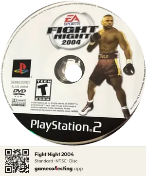 Fight Night 2004 PlayStation 2, NTSC disc