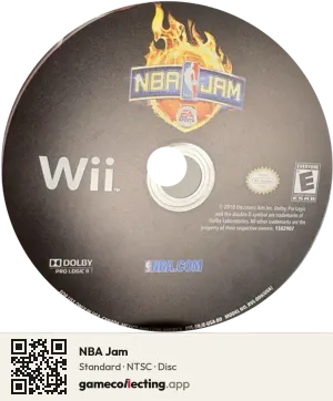 NBA Jam Nintendo Wii, NTSC disc