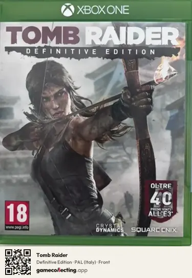 Tomb Raider Xbox One, Italy box front