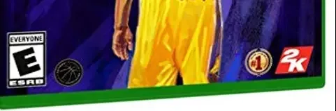 NBA 2K21, the ESRB box on its front